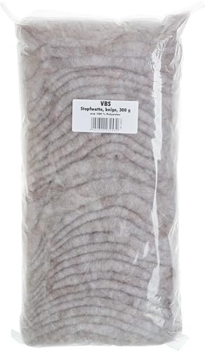 VBS Füllwatte, Beige 300 g