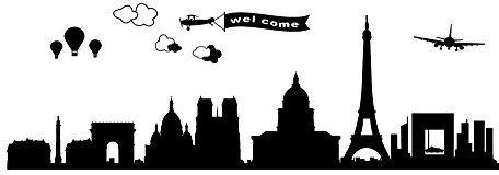 Wandtattoo wandaufkleber Aufkleber Wandsticker wall sticker Wohnzimmer Schlafzimmer Kinderzimmer City Stadt London Skyline Landschaft 30 Farben zur Wahl wst08 motiv1 (weitere Farben per Nachricht, Größe3:ca.180x58cm )