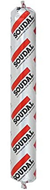 Soudal Silirub PRO N Verglasungs-Silikon Sanitär 600ml im Schlauchbeutel weiß