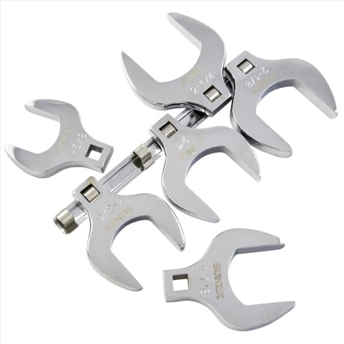 Sunex Tools 9722A 6 Stück 1/2-Zoll-Antrieb Jumbo Hahnenfuß-Set, CRV