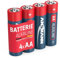 ANSMANN Red Alkaline Batterie Mignon AA LR6 Longlife Alkalibatterie (4er Pack)