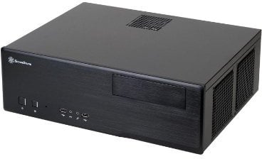 SilverStone SST-GD05B USB 3.0 - Grandia Boîtier PC HTPC Micro ATX, Haute performance du flux d'air silencieux, noir