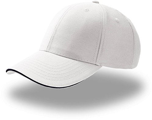 Atlantis Sport Sandwich Cap, One Size, White Navy