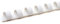 Pavo Binderücken, 12 mm, 100-er Pack, 61-90 Blatt, weiß