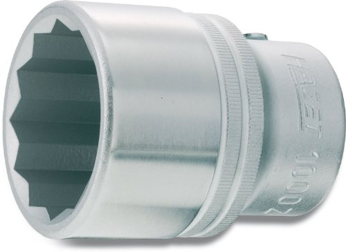 Hazet 1000AZ-1.7/8 Douille carré creux 20 mm/profil à 12 pans extérieurs Taille 1.7/8 longueur 73 mm
