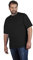 Premium T-Shirt Plus Size Herren, Schwarz, 5XL