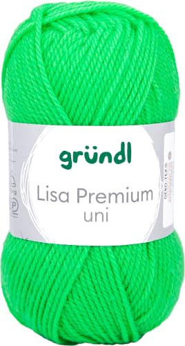 Gründl Lisa Strickgarn 50g Universalgarn (Neongrün 29)