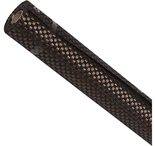 NOOR Balkonblende Exklusiv aus Rattan 0,90 x 3m I Kupferfarbene Sichtschutzmatte mit Ösen für einen sicheren Halt I UV-beständiger Windschutz für Balkone und Terrassen