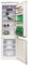 CDA 190 Litre 70/30 Integrated Upright Fridge Freezer - White