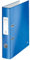 Leitz Qualitäts-Ordner 180°, 10er Pack, A4, schmal, 5,2 cm Rückenbreite, laminierte Graupappe, Blau, WOW Serie, 10060036