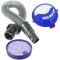 SPARES2GO Hose + Pre & Post Motor HEPA Filter Kit Compatible with Dyson DC25 DC25i Vacuum Cleaner