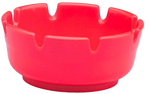 PIAZZA Aschenbecher - Rund Kunststoff - Rot, 10Cm, 504101