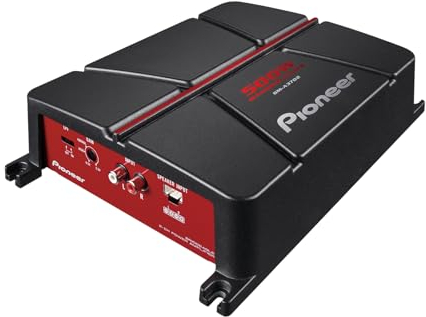 Pioneer GM-A3702 - Amplificatore a ponte a 2 canali, nero/rosso