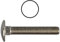 Schlossschrauben M10 X 60 DIN 603 Edelstahl A2 (10 Stück) - V2A Flachrundschrauben mit Vierkantansatz u. Vollgewinde