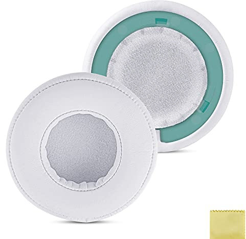 Geekria Ohrpolster kompatibel mit Monster Beats by Dr. Dre, Pro Detox Kopfhörer, Ohrpolster, Kopfhörerspitzen, weiß