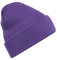 Beechfield Unisex B045 Beanie mit Bündchen Einheitsgröße violett