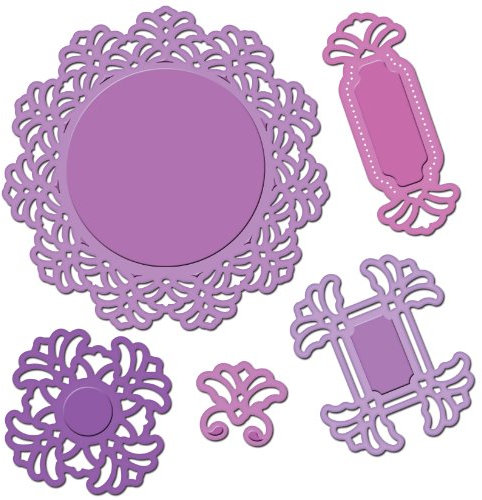 Shapeabilities Spellbinder Paper Arts Vintage Lace Motifs Die Template