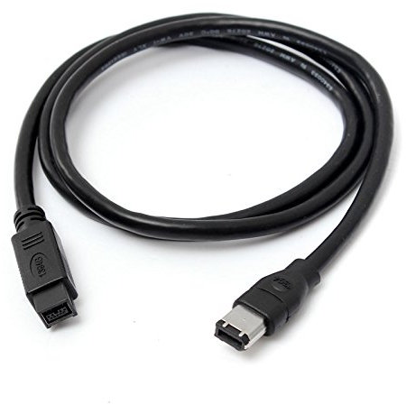 BIZLANDER Premium Firewire Cable 800,IEEE1394B, 6Ft (1.8M) Balck 9 Pin to 6 Pin Male to Male for Printer, PC, Scanner