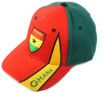 Fan Cap Ghana NEU Kappe Fahne Flagge Basecap