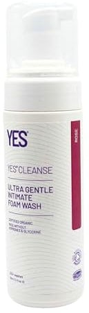 YES® CLEANSE | pH-Angepasstes Intimpflege für Damen | Bio-Zertifiziert | Rein & Natürlich | Rosenduft | Sanft Schäumende Intimwaschlotion (150ml)