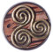 Noosa Chunk TRISKELION Holz und Messing