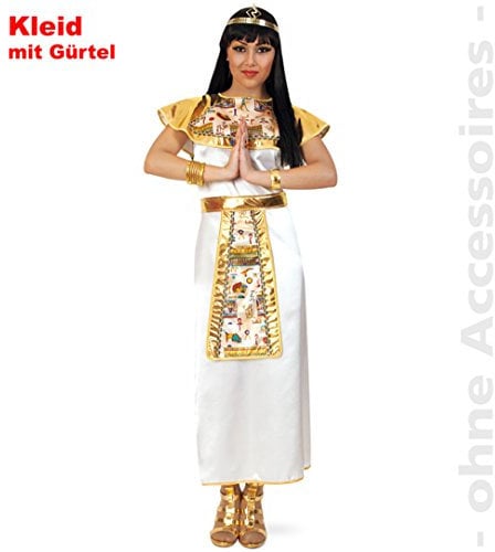 Party-Chic 13242 Damen Kostüm Cleopatra-Kleid mit Gürtel-Gr. 38