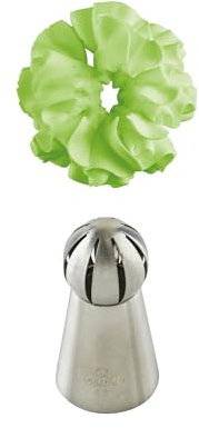 Decora Cornetto Blisterato Frosting Medio Nr 41, Acciaio Inossidabile, Argento, 4x3,5x3,5 cm