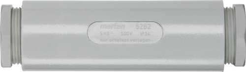 Merten 526229 Kabelverbindungsmuffe, 5 x 6 mm2, grau