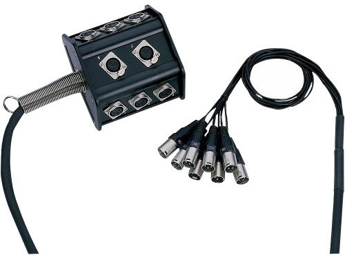 Adam Hall Cables K 8 C 15 P - Boîtier de Scène 8/0 15 m