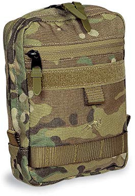 Tasmanian Tiger TT Tac Pouch 5 Rucksack Zusatz-Tasche für Zubehör EDC, Molle-kompatibel, incl. Regenhülle, 20 x 15 x 5 cm (Multicam)