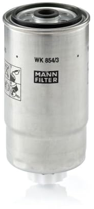 MANN-FILTER, WK 854/3 Fuel Filter | For Passenger Cars, Fuel System Protection, Injector Protection, Clean Fuel Supply, True OE Engineering
