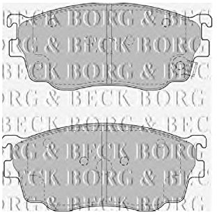 Borg & Beck BBP1404 Front Brake Pads To Fit Mazda 626 1998-