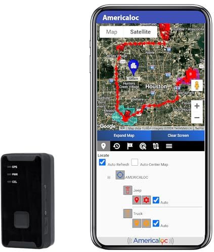 AMERICALOC GL300W Mini Portable Real Time GPS Tracker. XW Series