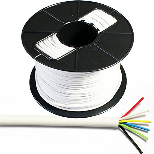 100m 6-way/3 Pair Alarm Cable - TCCA Stranded CCTV Panel Door Contact PIR