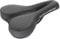 Velo Basic Deep Channel Touringsattel, Fahrradsattel, Herrensattel, Sattel für Männer, O-Zone Full Cut, ARC-TECH stoßabsorbierende Gestellfederung, stabile 2-Komponentenschale, 262x165mm, schwarz