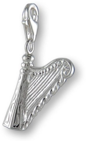 Melina Damen-Charm Anhänger Harfe 925 Sterling Silber 1800483