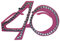 Folat 00750 - Brille mit Diamanten - rosa - Zahl 40