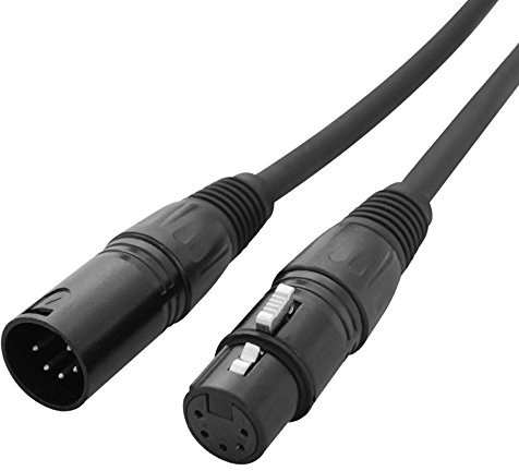 LEDJ 5-Pin DMX DJ Lighting Cable Lead 20m