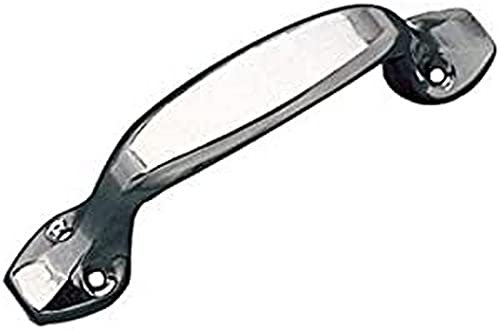 Amig - Tirador Multiusos Mod.5 de Acero Acabado en Cromado Brillo, Asa Adecuado para Colocar Horizontal o Vertical en Cajones y Puertas de Todo Tipo de Muebles y Armarios, Medida: 125 mm, Multicolor