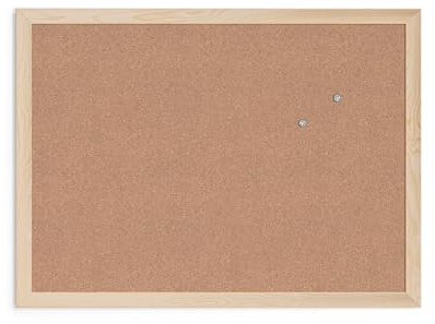U Brands Cork Bulletin Board, 18 x 24 Inches, Light Birch Wood Frame (265U00-01)