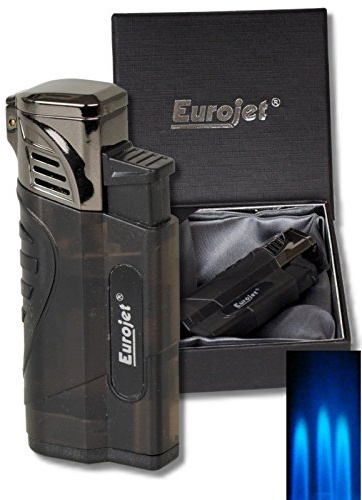 Lifestyle-Ambiente Eurojet Feuerzeug Heaven 3fach Jetflamme Clear inkl Tastingbogen