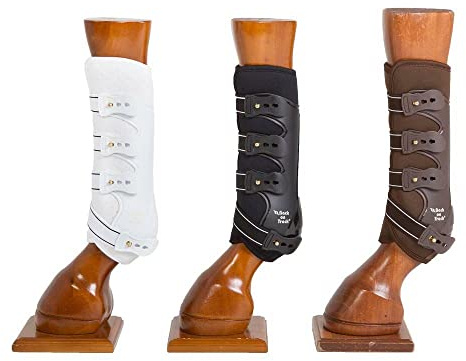 Back on Track Royal Work Boots Dressurgamaschen Hindleg NEU (M/VB, braun), braun