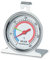 oven thermometer with 55mm dial - stainless steel housing