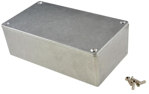 Hammond Manufacturing 1590P1 Bronze Metal Compact Electrical Housing with No PCB Guides