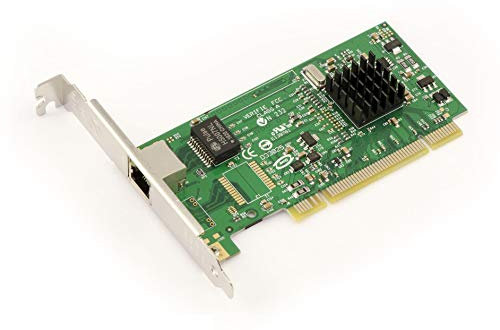 Kalea-INFORMATIQUE Tarjeta controladora de Red LAN Gigabit Ethernet RJ45 de 1 Puerto en Ranura PCI de 16 ó 32 bits para PC o Servidor con chipset Intel 82545EM/GM