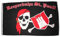 Flaggenfritze Fahne/Flagge Reeperbahn St. Pauli + gratis Sticker