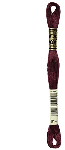 DMC 6-Strand Embroidery Cotton Floss, Dark Garnet
