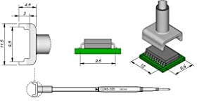 JBC C245305 SMD-Entlötspitze für T245