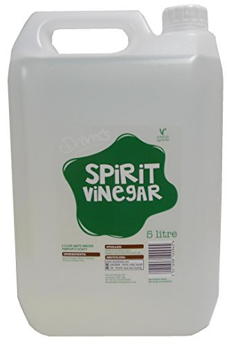 Driver White Vinegar 5ltr | All Purpose Disinfectant Cleaner | Dishwasher Cleaning Vinegar | Kitchen Drainer | Glass, Copper, and Pewter Cleaning Vinegar 5 Litre