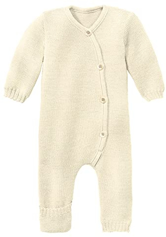 Disana 36201XX - Strick-Overall Wolle natur (62/68)